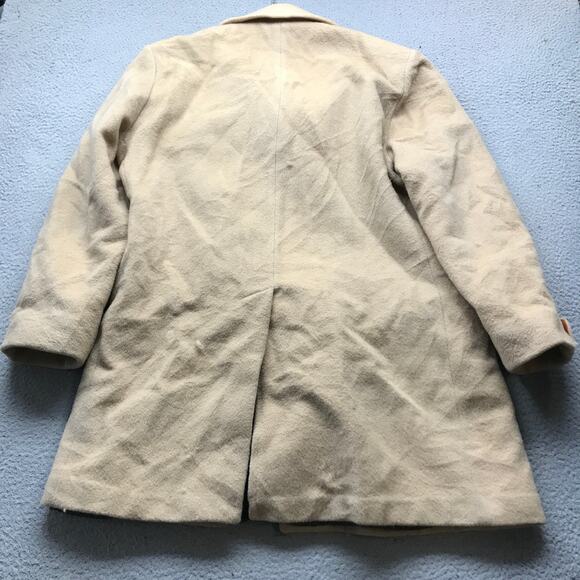 Vintage Pendleton Wool Blazer Long Coat Jacket Men's Size XL Button Pockets Tan - Picture 7 of 10